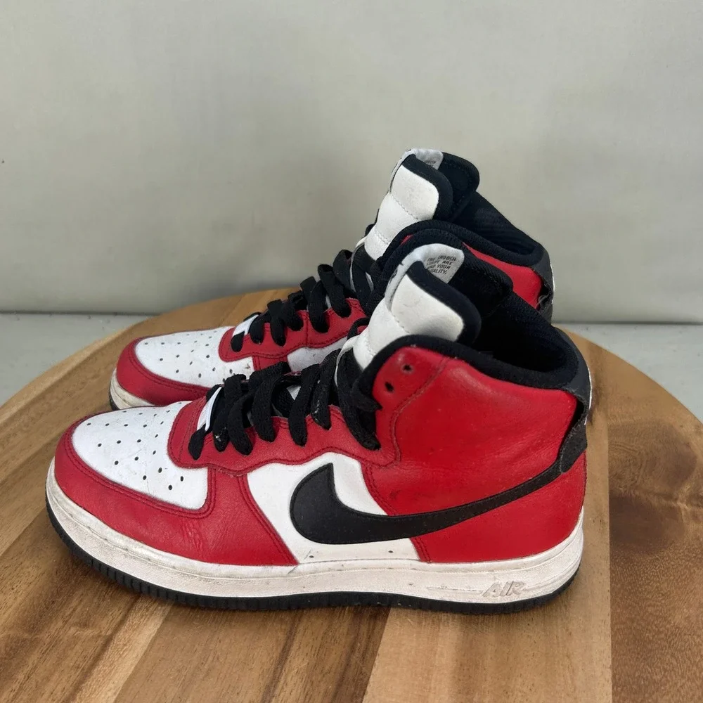 Nike Air Force 1 High Chicago Red White Black AQ3777-992 Womens Size 7 Sneakers